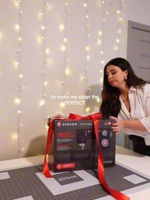 Making my sister Sam the CUTEST little black dress🖤🪡 this time…with @Singer Sewing’s new Heavy Duty 4432 sewing machine in black from @JOANN Stores 💚 I love this machine because not only does the color make it super aesthetic - but it’s also great for thick layers of fabric, has 110 stitch applications & is easy to thread🙌🏻 We all know that I usually make my sister dresses for concerts…but today, I wanted to gift her a dress that’s comfy and versatile enough for her to get lots of use out of😍 @Sam - I hope you love your new little black dress!!! (and please act surprised when you open this on Christmas morning, okay?😂) #handmadewithjoann #ad #littleblackdress #sewing #dressmaking #singer #sewingcreator #holidaygifts