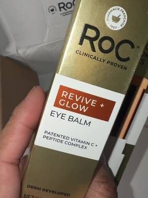 Because my under-eyes talk too much. 😭✨ #UnderEyeCare #DarkCircles #BrighteningSkincare #RoCSkincare #TikTokShopFinds