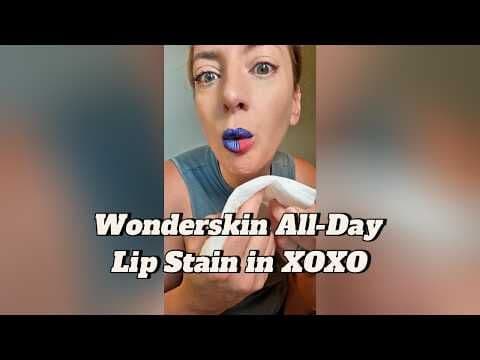 First Time Trying Wonderskin Lip Stain! (Peel & Reveal Review)