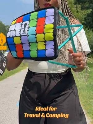 Last day of the World Cup and this chair is still earning its spot in my bag 🪑⚽ Folds down small enough to fit anywhere, sets up in seconds, no struggle. Officially licensed 2026 gear, link below before it’s gone 🔥 @Mesuca-US #WorldCup2026 #WeAre26 #TikTokShop #TikTokMadeMeBuyIt #fifaworldcup