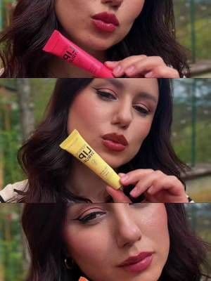Effetto glossy non appiccicoso e attivi con peptidi per labbra più morbide e rimpolpate👄✨ Qual è il tuo preferito 🍦🥭�