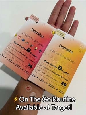 🎯POV: did you know that your vitamins can literally be worn? ☀️ #barrierepatch #partnership #target #jacksonvillehummin