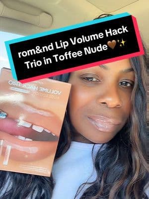 Your nude lip, with extra dimension 🤎 Shell Brown liner + Nu Beige balm + Toffee Cream gloss = rom&nd’s Toffee Nude trio ✨@Rom&nd US #romand #LipVolumeHackTrio #ToffeeNude #BFCM #tiktokshopfalldealsforyou