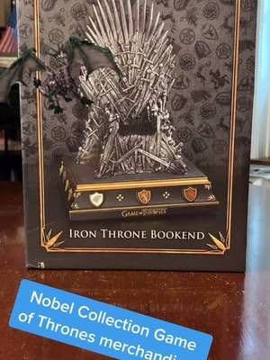 Thank you Nobel Collection for these #GameOfThrones items. April 17th is the 10 year anniversary of the show airing in @hbo. #gifted #FYP