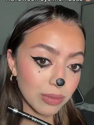 Halloween eyeliner ideas you should try; using the @rimmellondon WonderInk Eyeliner. Available at @Chemist Warehouse Official #chemistwarehouseau #ad #livethelondonlook #rimmellondonau #halloweenmakeup #halloween