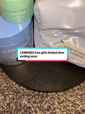 Guys this is going to end this is urgent. Grab it now five free gifts with purchase definitely check it out ##laneige_us ##laneigenextgen_challenge##laneige_contest##TikTokShopDeals##fyp
