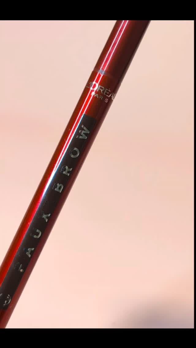 #ad L’Oréal Paris Infallible Faux Brow makes it easy to create precise, hair like strokes and a natural, buildable brow
