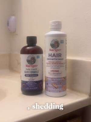 Hair loss doesn’t happen overnight — and neither does growth. This liquid hair support combo is what I’m using to nouris