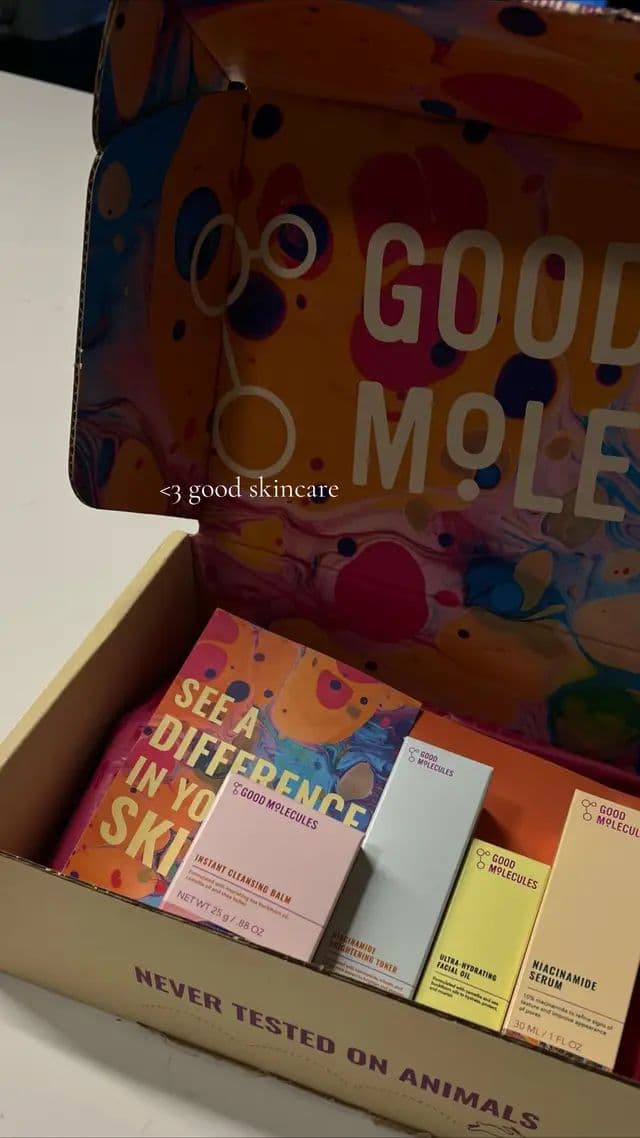 love @Good Molecules ✨🌼🧴#skin #goodmolecules #pr