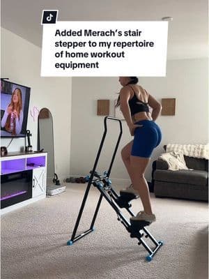 Merach literally makes some awesome equipment. I use the vibration plate consistently and now I have their stairstepper and I’m so excited for it. Definitely going to be a daily workout for me. #merach #merachstairstepper #merachfitness #homeworkout #fitnessjourney ##fashionlookbook ##spotlightfinds ##newyearnewaura ##tiktokshopcreatorpicks##mademyyear ##ttslevelup ##ttsdelightnow##GiftGuide##TikTokShopLoveAtFirstFind ##seasonalgems##lovelanguage ##tiktokshopjumpstartsale