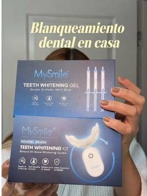 Blanqueamiento dental en casa, fácil, rápido y sin complicaciones 🦷✨ Probando este kit de @MySmile para conseguir una sonrisa más brillante 🤍 #MySmile #BlanqueamientoDental #SonrisaBlanca #CuidadoDental #TikTokShopFinds