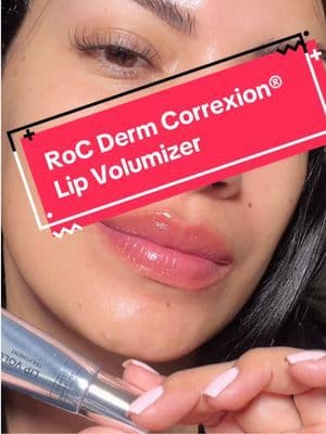 Fuller lips without injections 💉❌ Clinically proven. Visible volume in minutes. @RoC Skincare 🛒 Shop RoC Derm Correxion® Lip Volumizer #BOF #TikTokShop #LipPlumper #NoFillers #ShopNow