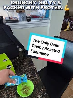 11G OF PROTEIN IN A CRUNCHY SNACK?! 🤯💪 If you're looking for high protein snacks that actually satisfy your crunchy, salty cravings, The Only Bean Crunchy Roasted Edamame Beans might need a spot in your snack drawer! 🤤 These gluten-free, vegan protein snacks have 11-12g of plant-based protein and just 3g of net carbs per bag! 🙌 The 45-pack variety box has FIVE flavors, making them perfect for on-the-go snacks, work snacks, lunchboxes, or anyone looking for convenient ways to add more protein to their day! 🌶️ Sriracha 🔥 Buffalo 🧂 Sea Salt 💚 Wasabi 🥗 Ranch 👇 Which flavor are you trying FIRST?! #protein #snacks #healthy #tiktokshopblackfriday #edamame