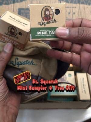 Mini sampler and free gift #creatorsearchinsights #tiktokshopsparkcreator #tiktokshopspringglowup #tiktokshopjumpstartsale #drsquatchsoap