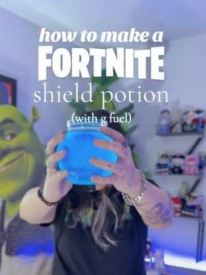 @G FUEL Energy fortnite shield potion drinks for your next fortnite party. in my diy era โจ use code PUFFYROLL at g fuel for 30% off #fortnite #gfuel #tiktokmademebuyit #tiktokshop #tiktokgaming