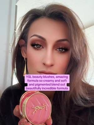 Wow, I am really loving these YSL blushes. They are incredible. I love the formula. They are so soft and creamy velvety blend bowl incredible #YSL #YSLBeauty #YSLBlushes #Blush #Pigmented #Formula #Makeup #MakeupAddiction #MakeupDolls #MakeupQueens #TikTok #TikTokShop #TikTokCreator#Trend #Viral #Follow #Pink #Peach #Barry #Bubblegum #Blushes #PowderBlushes #YSLPowderBlushes @YSL Beauty