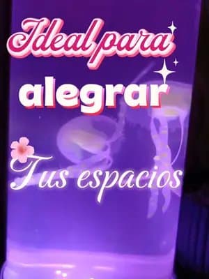 hermosa lámpara de medusas #GlowUpCetaphil #tiktokshop #lamparaled
