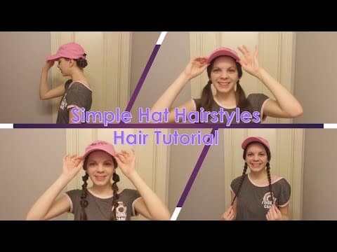 Simple Hat Hairstyles
