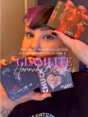Horror movie lovers, this is your sign to add a Glamlite horror-themed blush palette to your makeup collection. 🩸🔪🖤 Glamlite has horror-inspired blush duos featuring Chucky, Saw, and Warren Valley/Trick ’r Treat designs, making these perfect for spooky makeup lovers who want horror beauty products they can actually use. 🎃 Whether you’re building a Halloween makeup collection, horror makeup collection, or spooky makeup bag, these Glamlite blush palettes understood the assignment. @Glamlite #glamlite #tiktokshopstockup #tiktokshopcreatorpicks #halloween #summerwins