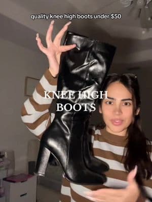 Check the other colors they’re perfect ❤️🔥 #kneehighboots #blackleatherboots #tiktokshopfashion #ttshopdeals #boots
