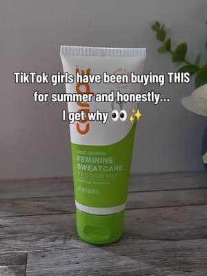 Hot girl summer but without the sweat, odor, and chafing 😭☀️✨ This feminine deodorant is aluminum-free, gentle on sensitive skin, and keeps you feeling fresh ALL day! Grab yours before summer hits harder ☀️ #carpe #femininedeodorant #sweatcare #summeressentials #tiktokshoploveatfirstfind