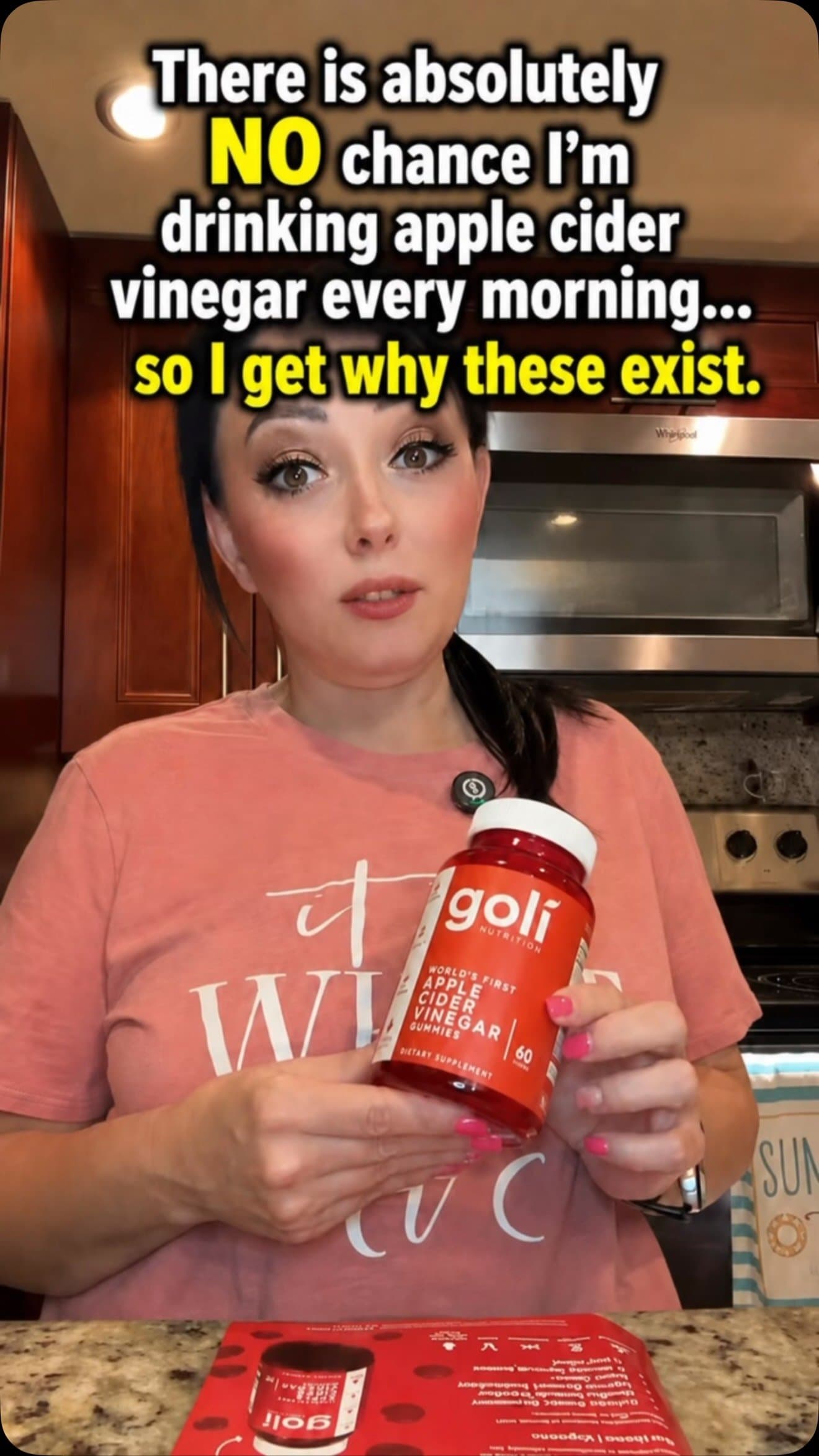 There is absolutely no chance I’m volunteering to drink apple cider vinegar every morning. 😂🍎 So yes…I understand the