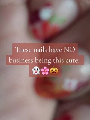 Apparently even the ghosts are having their cottagecore era. ๐ป๐ธ๐ These @Curvlife nails are ridiculously cute, and I'm completely here for spooky season with a softer side. #curvlifenails #halloweennails #ghostnails #tiktokshopfalldealsforyou #tiktokshopblackfriday