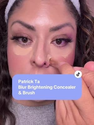 Luminous, rich, and effortlessly smooth. The @Patrick Ta Beauty Major Skin Blur Brightening Concealer melts into skin, brightens instantly, and gives that soft blurred glow without creasing. Luxury under eyes, every time. #patrickta #concealer #luminousskin #luxurymakeup #tiktokshopcreatorpicks