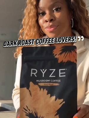 Dark roast coffee lovers, this one’s for you! ☕🔥 RYZE has a rich and robust mushroom coffee for those who enjoy a bolder coffee experience! I’m already a fan of RYZE, so you know I had to share this one! 🤎 Tap the orange cart to check it out! 🛒 @ryzesuperfoods #RYZECoffee #MushroomCoffee #DarkRoastCoffee #CoffeeLovers #TikTokShop