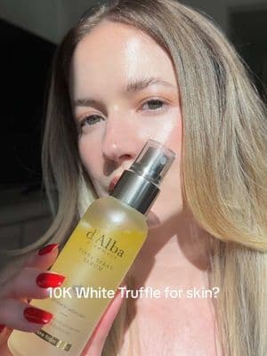 gifted by d'Alba Piedmont White Truffle Spray Serum glow is unreal ✨ AD | shop at Amazon @DALBA #shakewithdalba #tikto