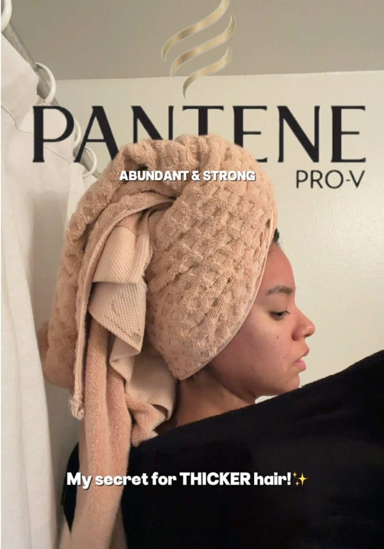 Say goodbye to thin hair! ✨ I’ve been testing the Pantene Pro-V Miracles Abundant & Strong collection and I’m obsessed with the results. @Pantene @influenster #complimentary #AbundantAndStrong #StopTheShedding #Pantene